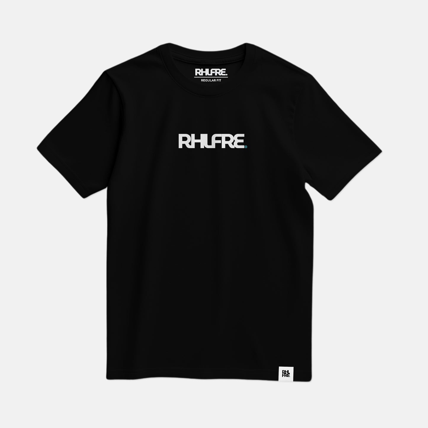RHLFRE REGULAR BLACK T-SHIRT