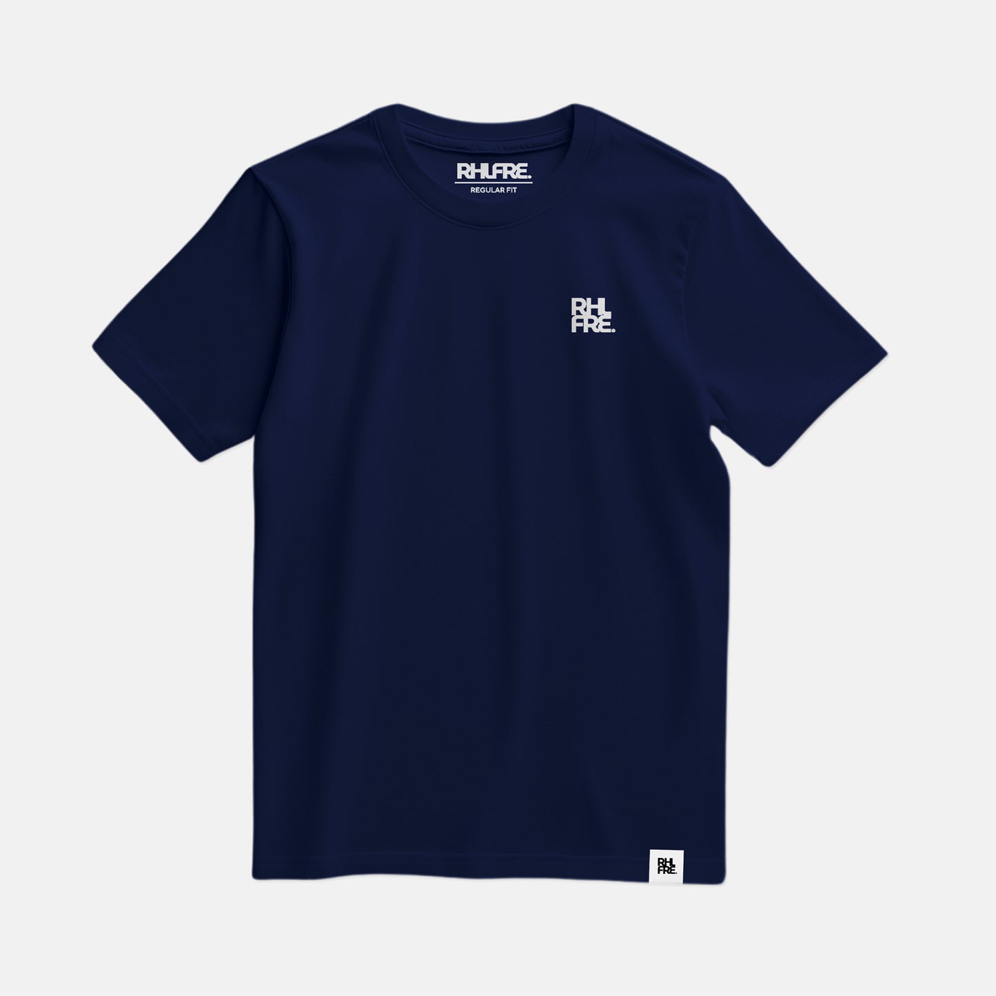 RHLFRE REGULAR NAVY BLUE T-SHIRT
